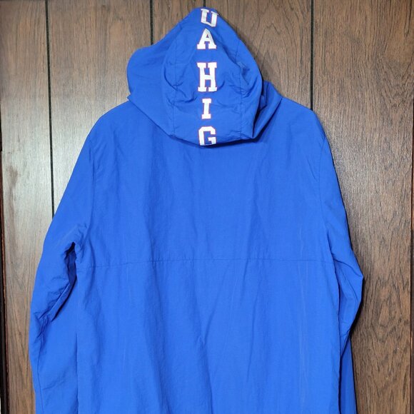 MY HERO ACADEMIA UA High ANORAK Unisex JACKET Large -Blue red lined windbreaker - Picture 2 of 13